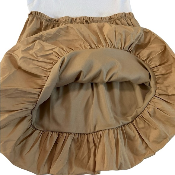 Derek Heart White Tan Sleeveless Mini Dress Size Small NWT - Picture 11 of 17